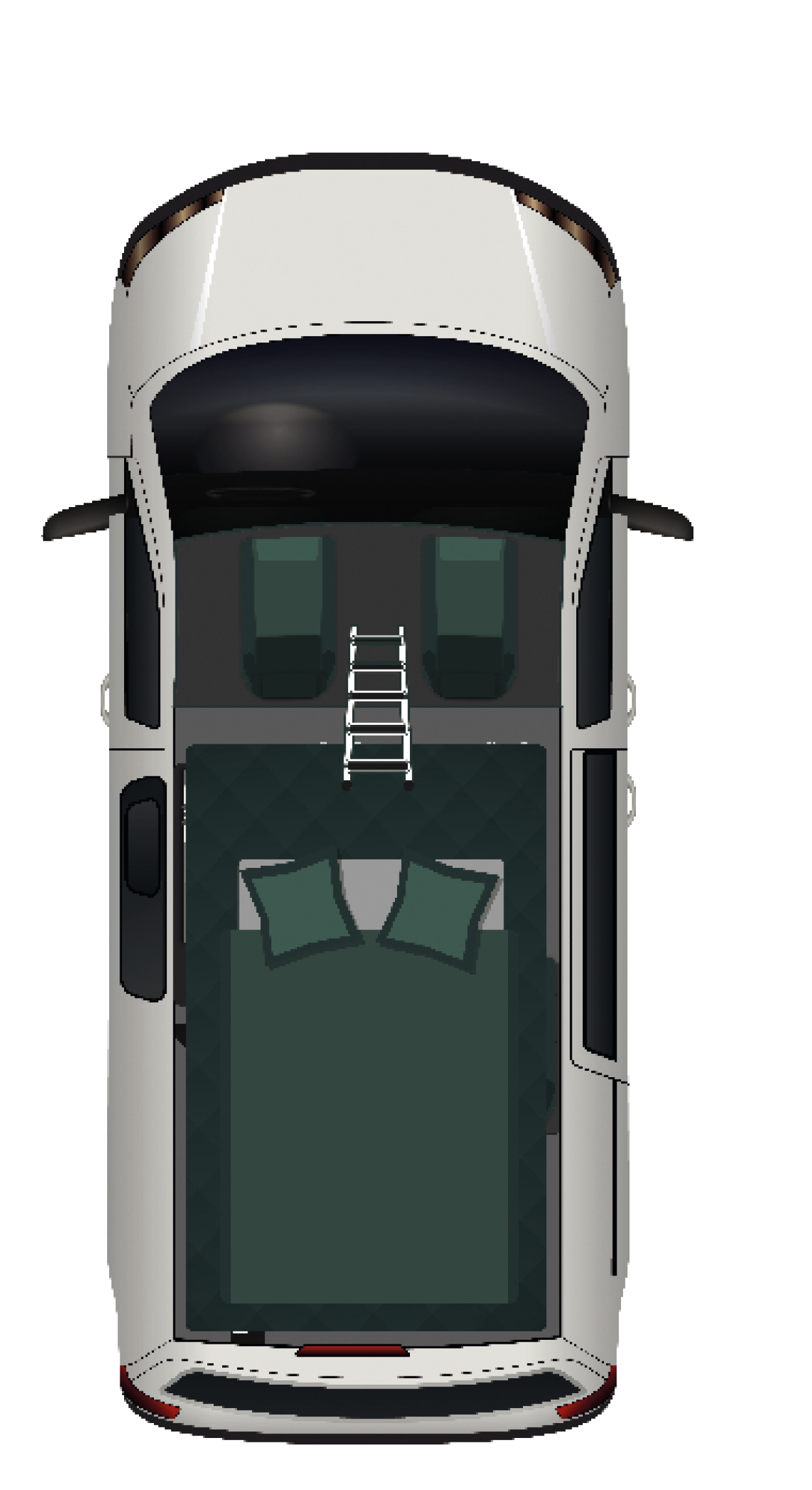 P10H Hybrid Edition - vedere de sus camping